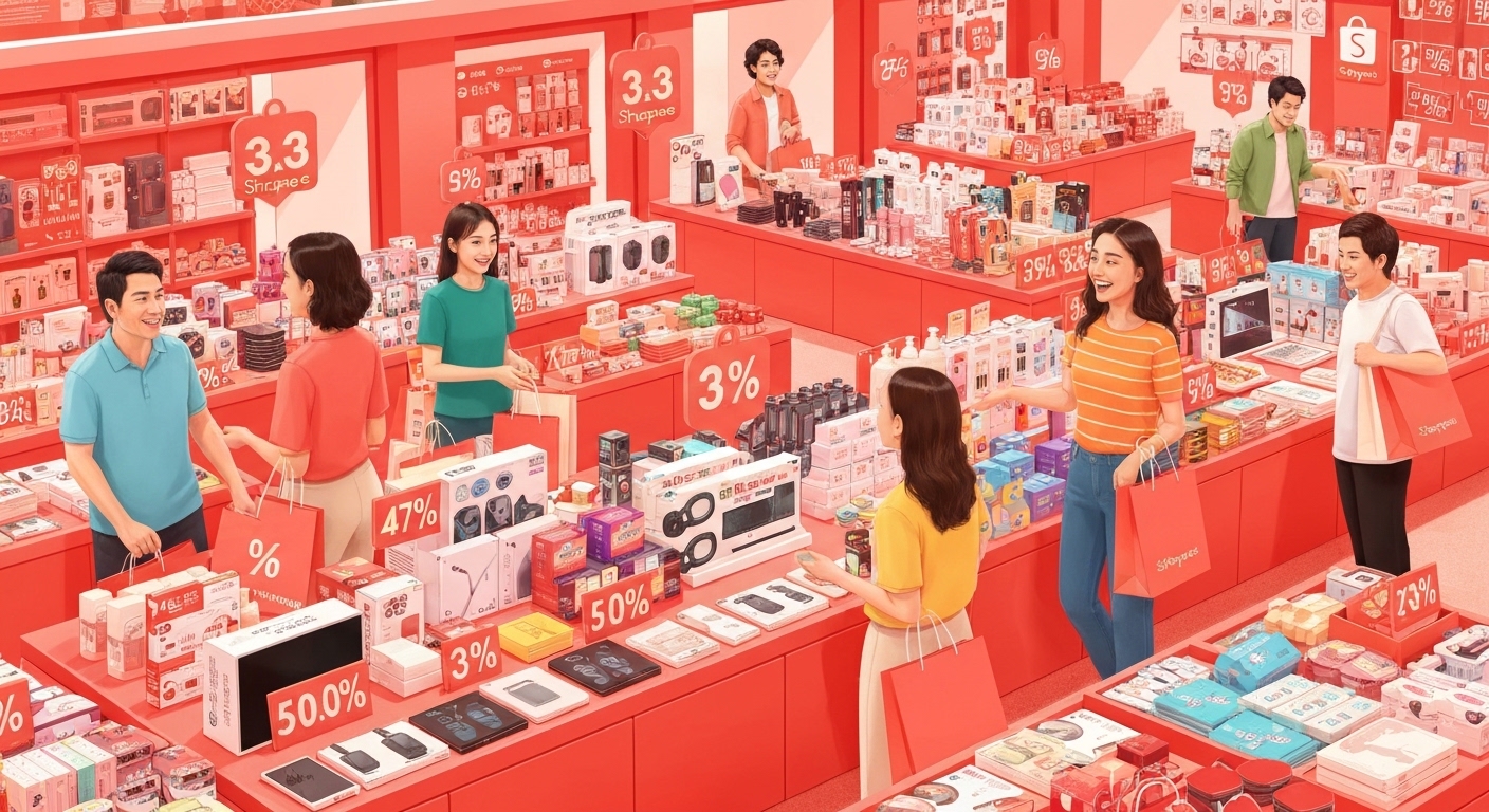 Распродажа Shopee 3.3 в Таиланде 2026: лучшие подарки со скидкой до 90%