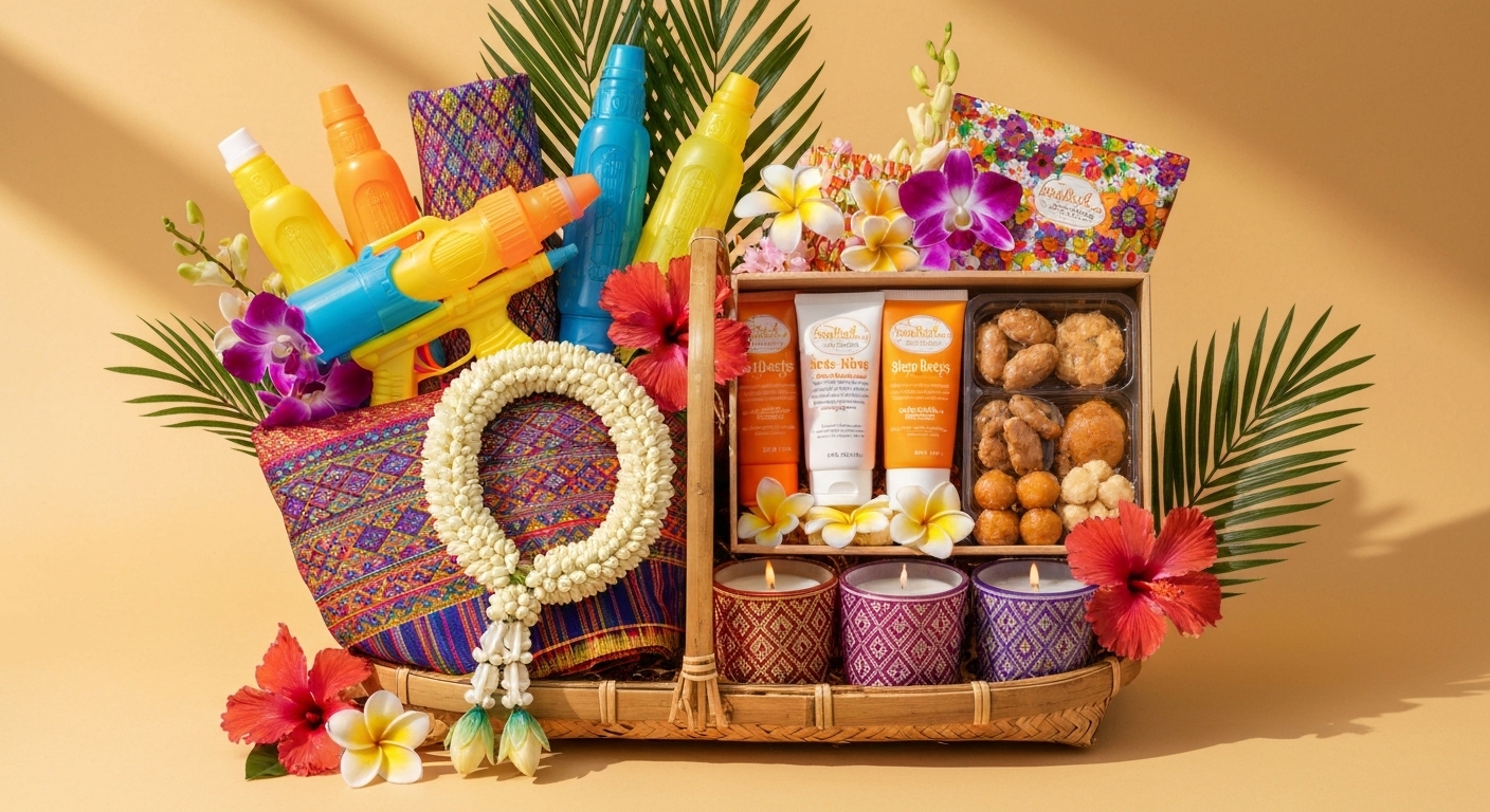 ของขวัญสงกรานต์ 2569 ไอเดียเด็ด 10 อย่าง พร้อมจัดแฮมเปอร์สุดน่ารัก