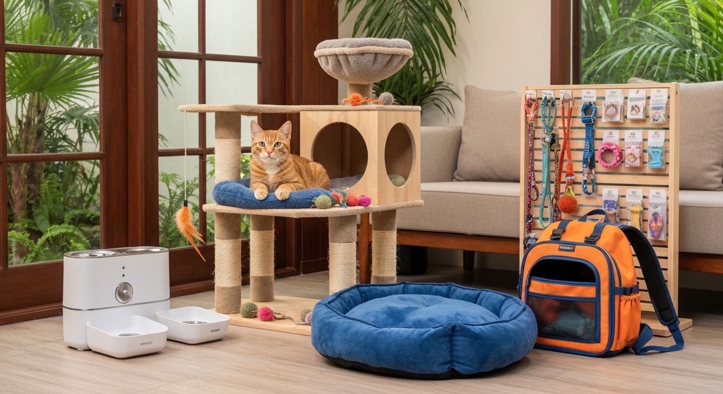 Подарки для домашних животных в Таиланде: 10 идей для кошек и собак на Shopee (2026)