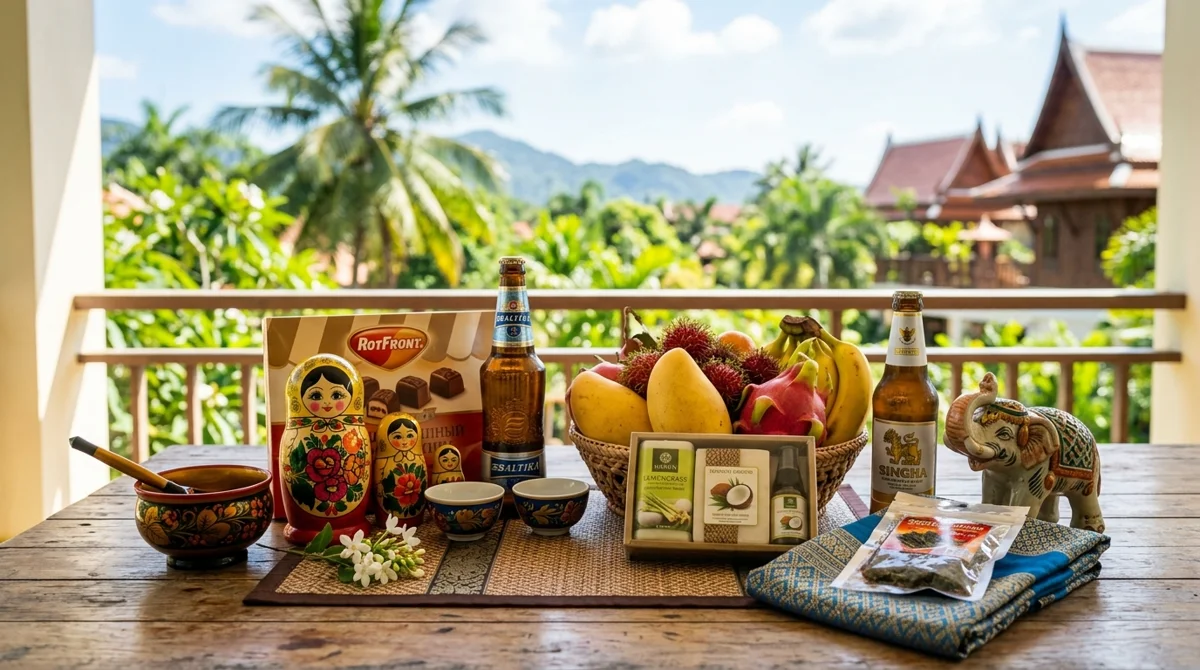 Подарки для русских экспатов в Таиланде: что привезти из дома и что найти на Shopee