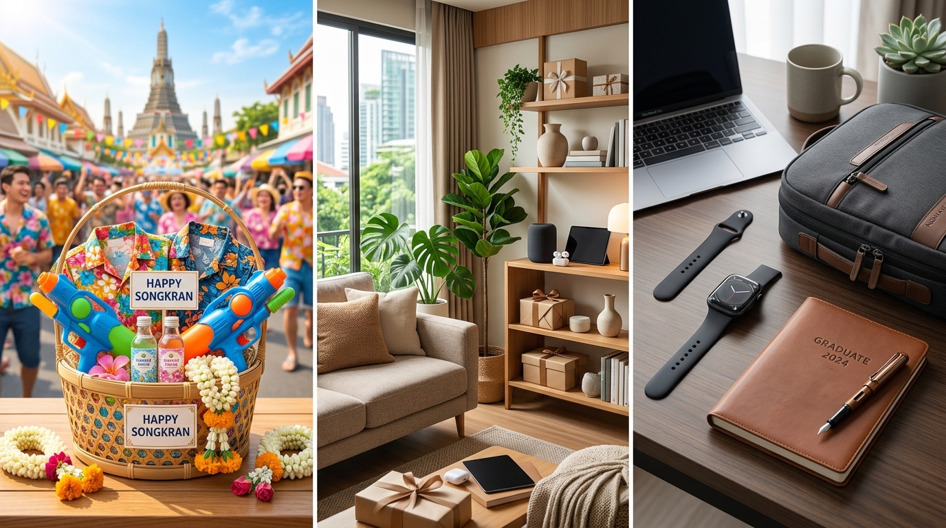 15 ไอเดียของขวัญสงกรานต์ 2569 ยอดฮิต! เตรียมพร้อมรับเทศกาลสาดน้ำระดับโลก