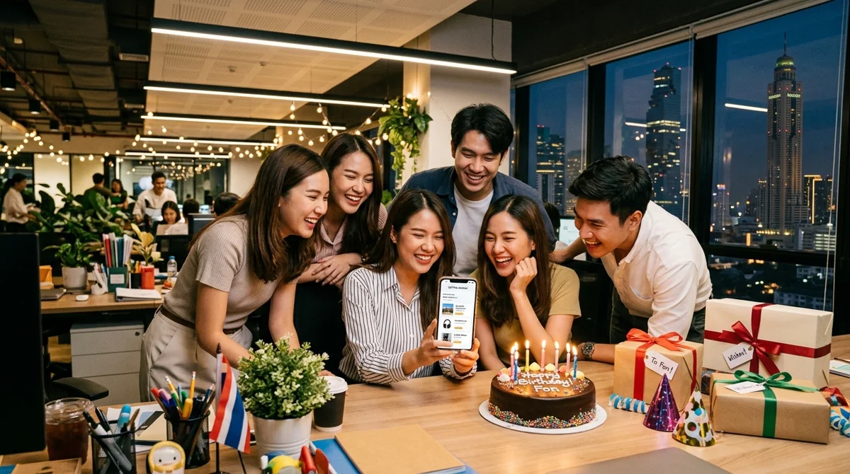 วิธีรวมเงินซื้อของขวัญกลุ่ม (Group Gifting) ให้เพื่อนแบบไม่วุ่นวายด้วย AoNeeNa