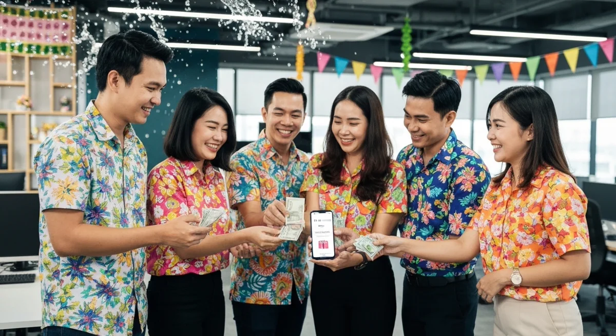 วิธีรวมเงินซื้อของขวัญกลุ่มวันสงกรานต์ ไม่ให้วุ่นวายด้วย AoNeeNa