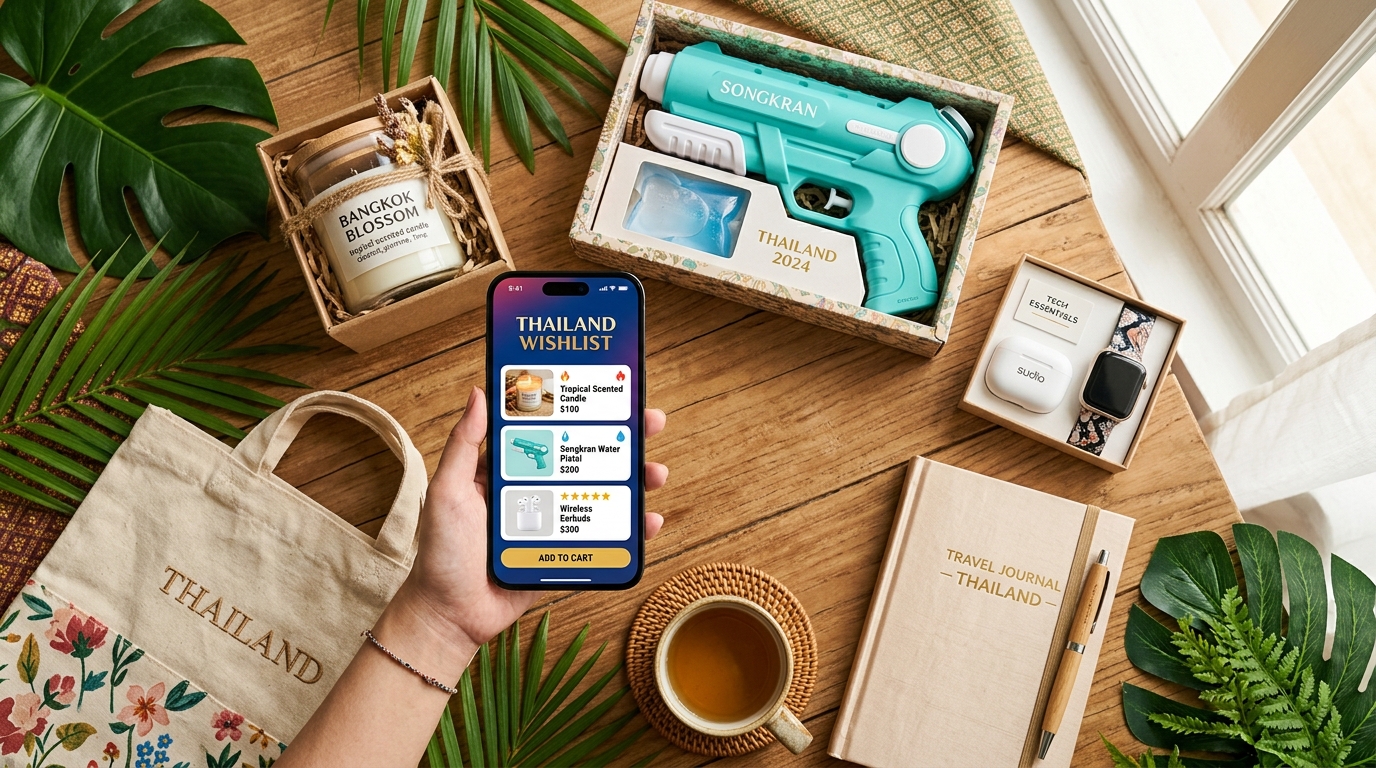 Как создать Wishlist на AoNeeNa: Полное руководство по подаркам в Таиланде