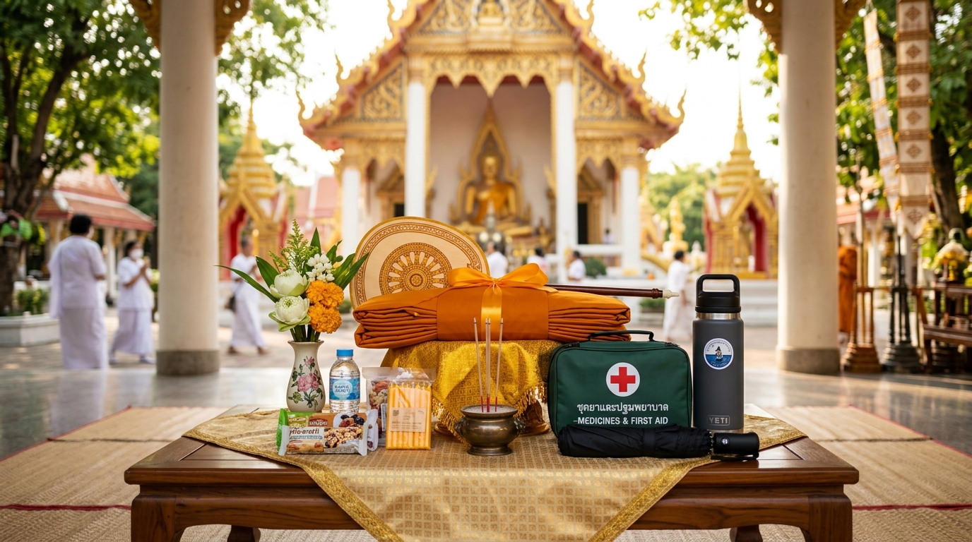 ของขวัญวันวิสาขบูชา 2569: 8 ไอเดียของขวัญและชุดสังฆทานที่พระสงฆ์ได้ใช้งานจริง