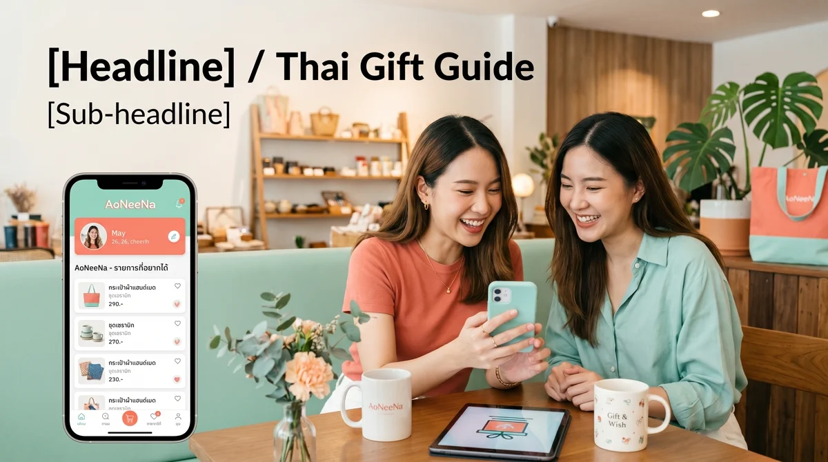 วิธีแชร์ Wishlist ของขวัญบน AoNeeNa ให้เพื่อน: บอกใบ้สิ่งที่อยากได้แบบมือโปร! 🎀