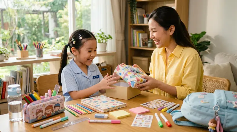 ของขวัญเปิดเทอม 2569: เครื่องเขียนและอุปกรณ์การเรียนที่เด็กๆ ต้องชอบ