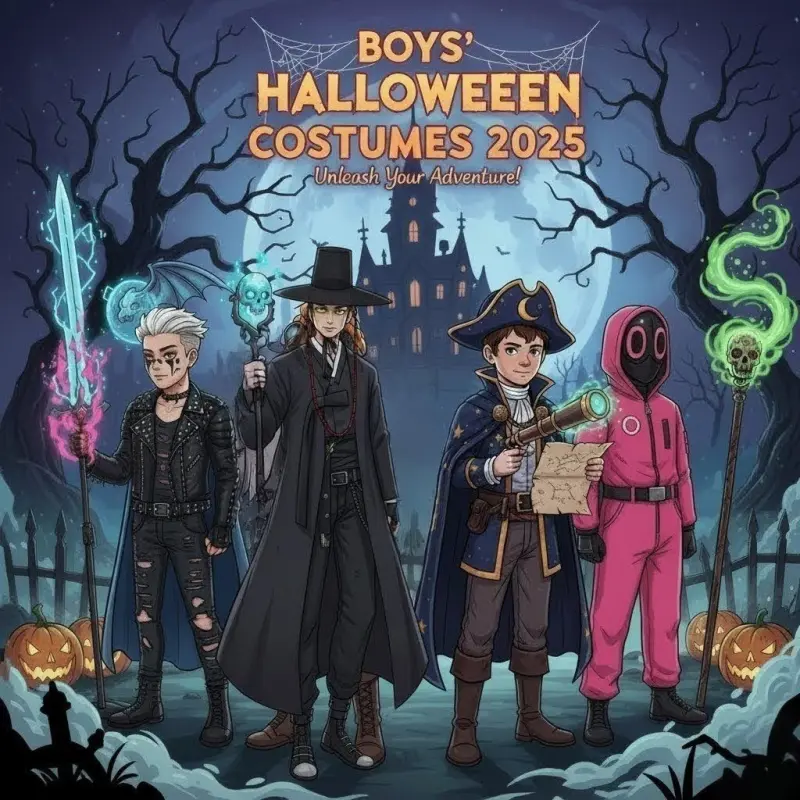 Top 10 Halloween Costume Ideas for Boys (Ages 5-13) - Halloween 2025 Edition!