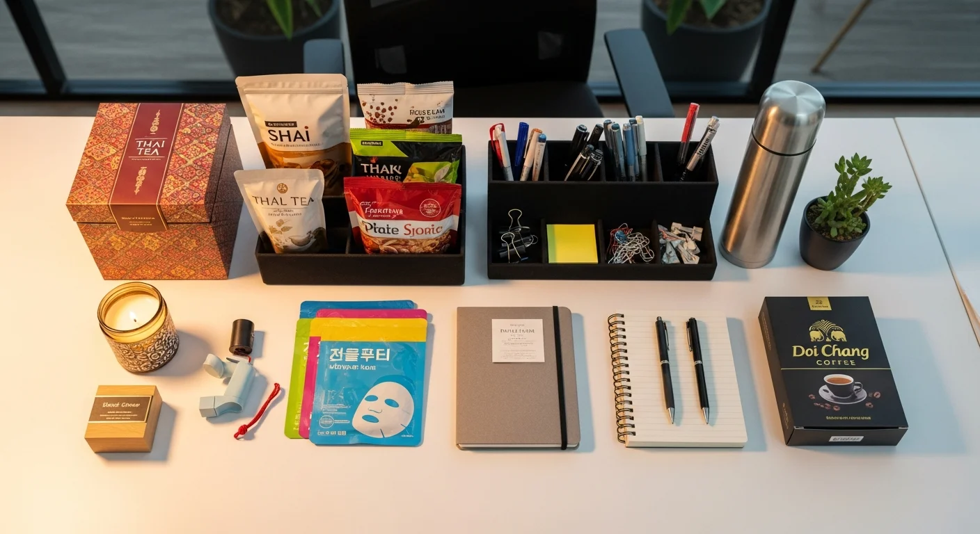 Подарки коллегам в Таиланде: 10 идей для офиса и удалёнки