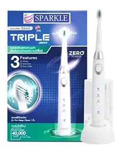 Sparkle Sonic Triple Active Electric Toothbrush